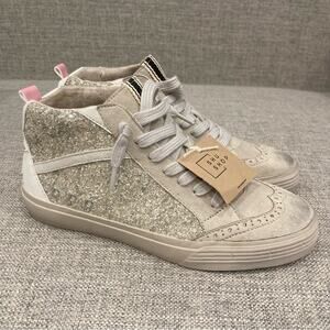 NEW Shu Shop Riley Women’s Sneakers in Pearl Glitter New in Box Size 6.5